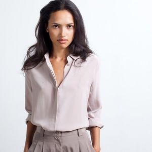 Everlane silk shirt (dusty rose)